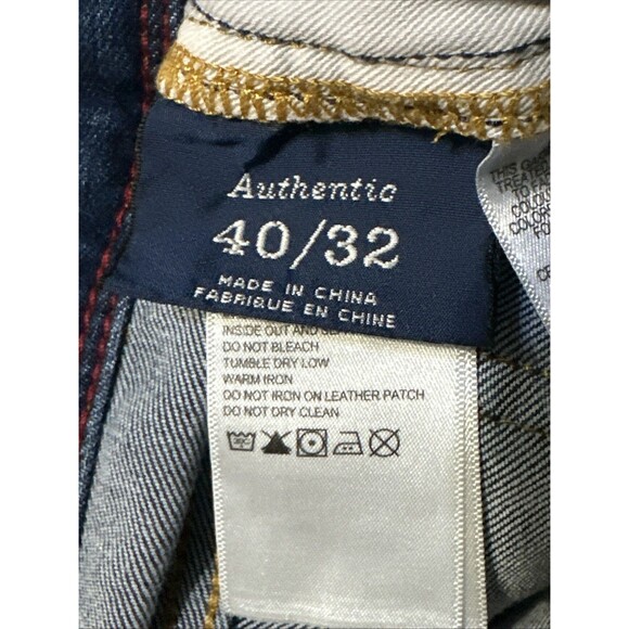 Tommy Bahama Authentic Denim Jeans Men’s 40x33 Straight Blue Stretch - Picture 10 of 11